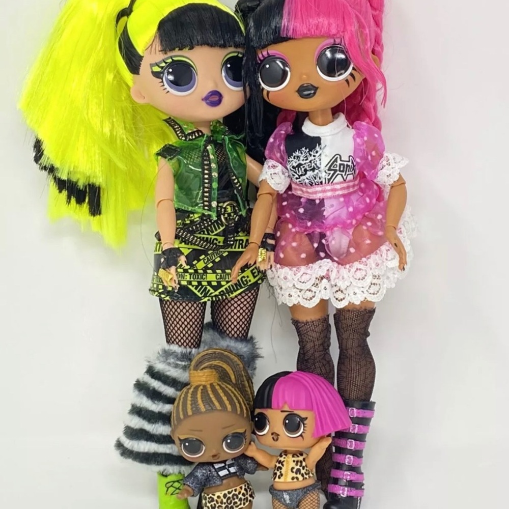 LOL Surprise OMG Doll METAL CHICK ReMix Exclusive Super Sonix Bhad Gurl & Tinies